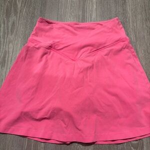 PINK Victoria's Secret Hot Pink High Waist V Crossover Skort M Barbiecore
